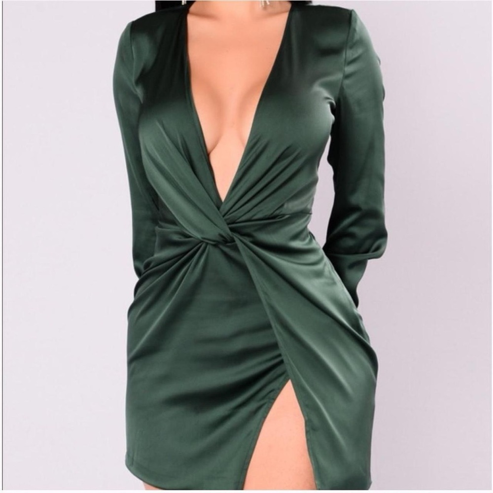 FASHION NOVA Green Dress
